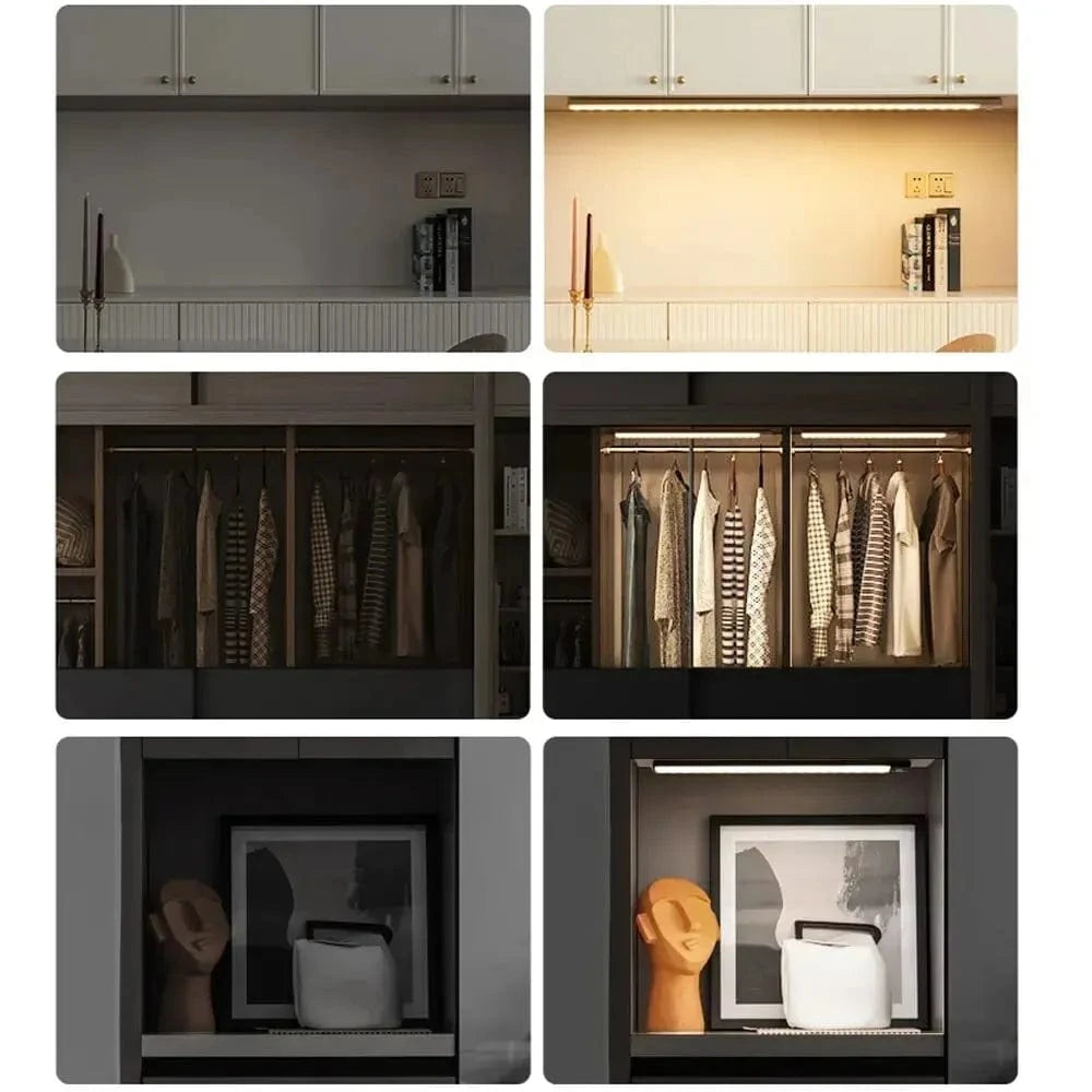 Amazello lights Rechargeable Motion Sensor LED Cabinet Light