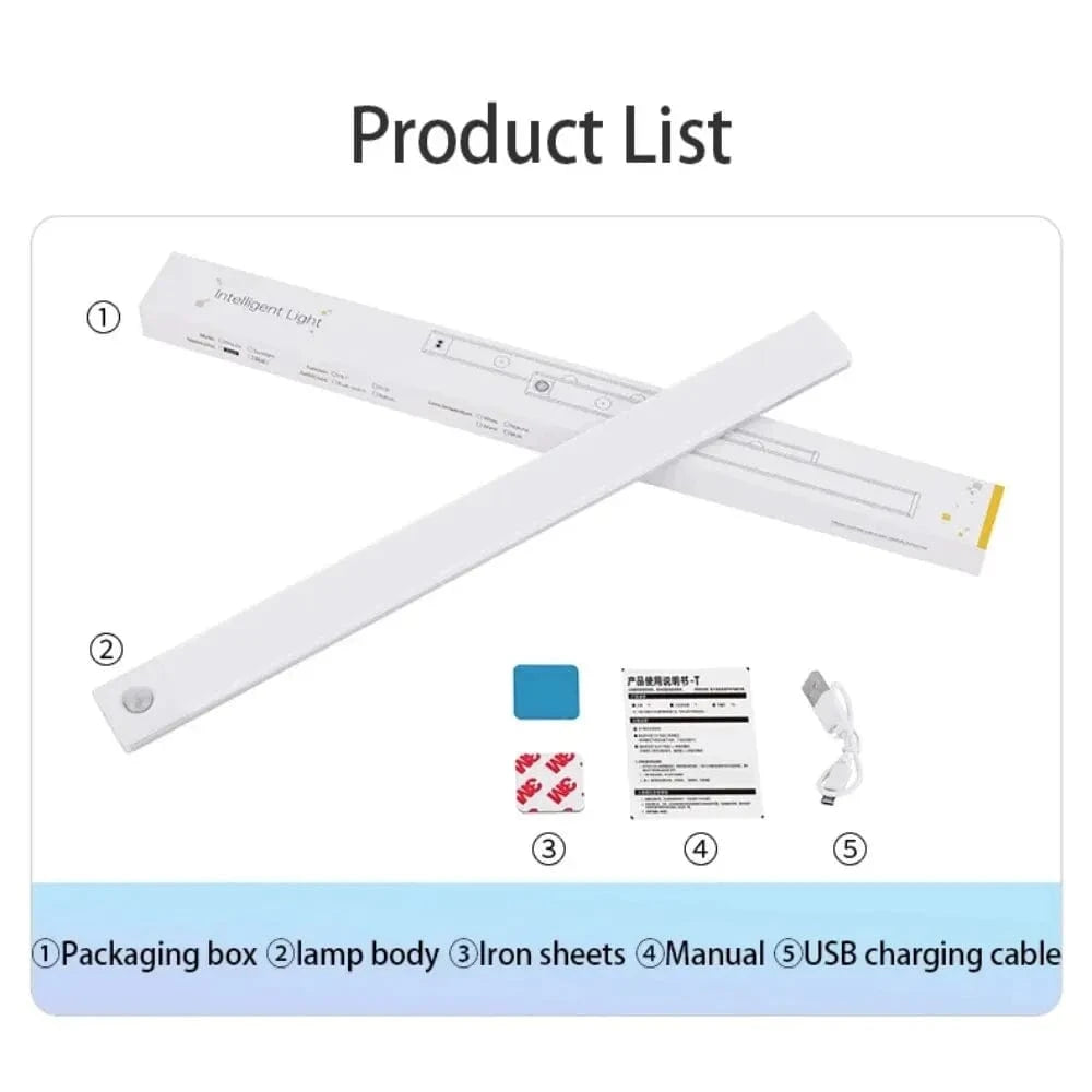 Amazello lights Rechargeable Motion Sensor LED Cabinet Light