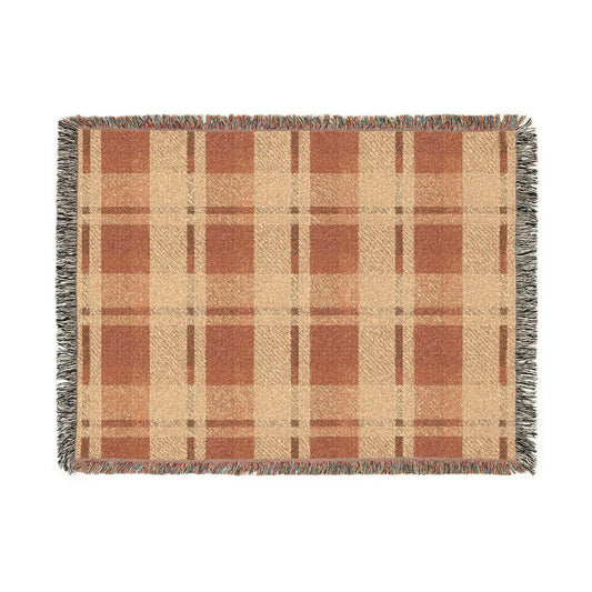 Printify Home Decor Artwork / 80" × 60" Rustic & Nostalgic – “Hearth & Home” - Cozy Woven Blanket