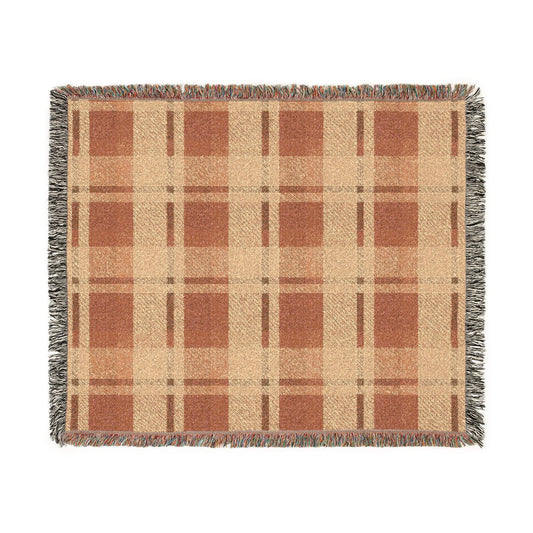 Printify Home Decor Artwork / 60" × 50" Rustic & Nostalgic – “Hearth & Home” - Cozy Woven Blanket