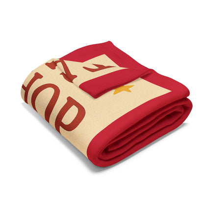 Printify Home Decor Santa's Workshop - Cozy Christmas Fleece Blanket