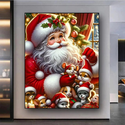 5DDpaints.com Snowy Magical Christmas Diamond Painting