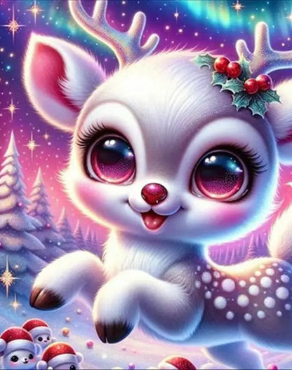 5DDpaints.com RM20894 / square 20x25cm Snowy Magical Christmas Diamond Painting