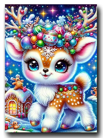 5DDpaints.com Snowy Magical Christmas Diamond Painting