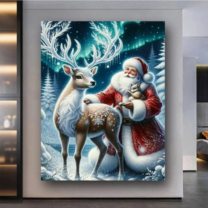 5DDpaints.com Snowy Magical Christmas Diamond Painting