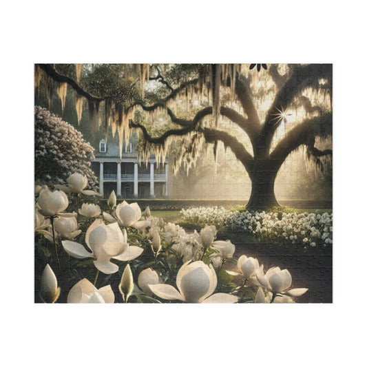 Printify Puzzle 520 pcs (Horizontal) Southern Serenity Puzzle– Nature-Themed Jigsaw for Relaxation & Family Fun (252 or 520 Pieces