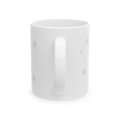 Printify Mug Sparkle Season Is Here Mug – Festive Winter Ceramic Coffee Cup (11oz / 15oz)