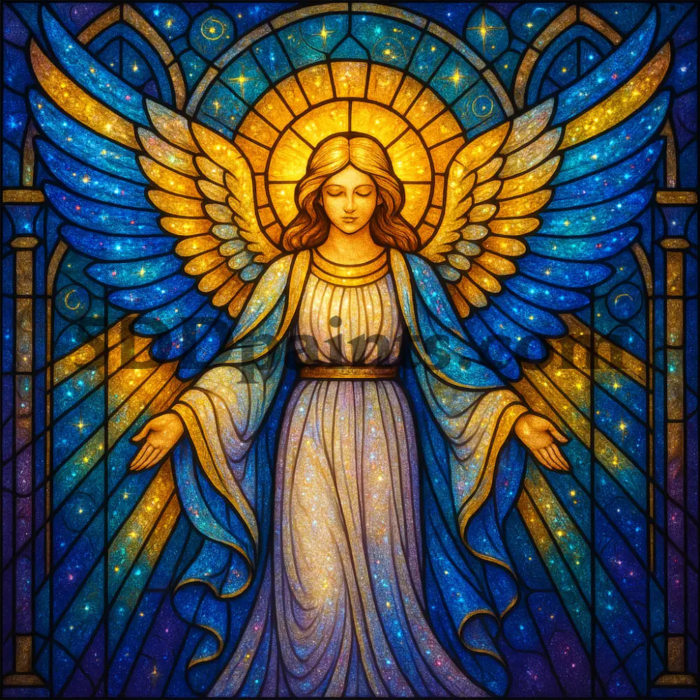 5DDPaints.com arts and crafts kit 🌟 Stained Glass Serenity Collection 🌟