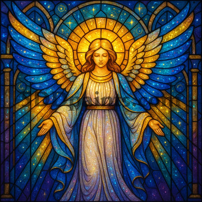 5DDPaints.com arts and crafts kit 🌟 Stained Glass Serenity Collection 🌟