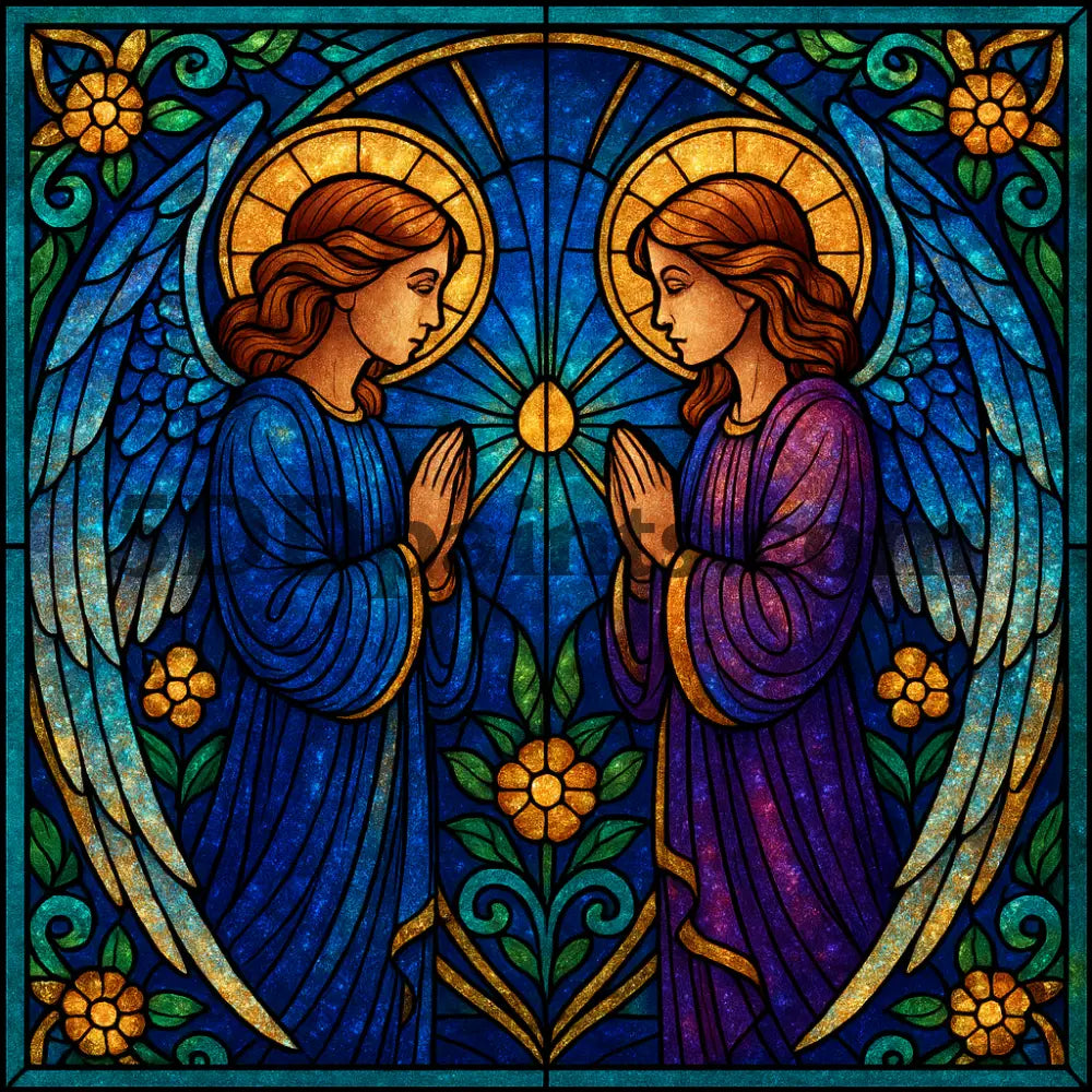 5DDPaints.com arts and crafts kit 🌟 Stained Glass Serenity Collection 🌟