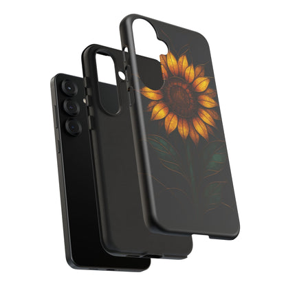 Printify Phone Case Stained-Glass Sunflower Phone Case 🌻✨