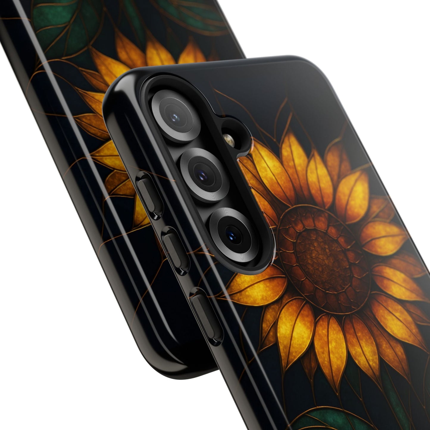 Printify Phone Case Stained-Glass Sunflower Phone Case 🌻✨