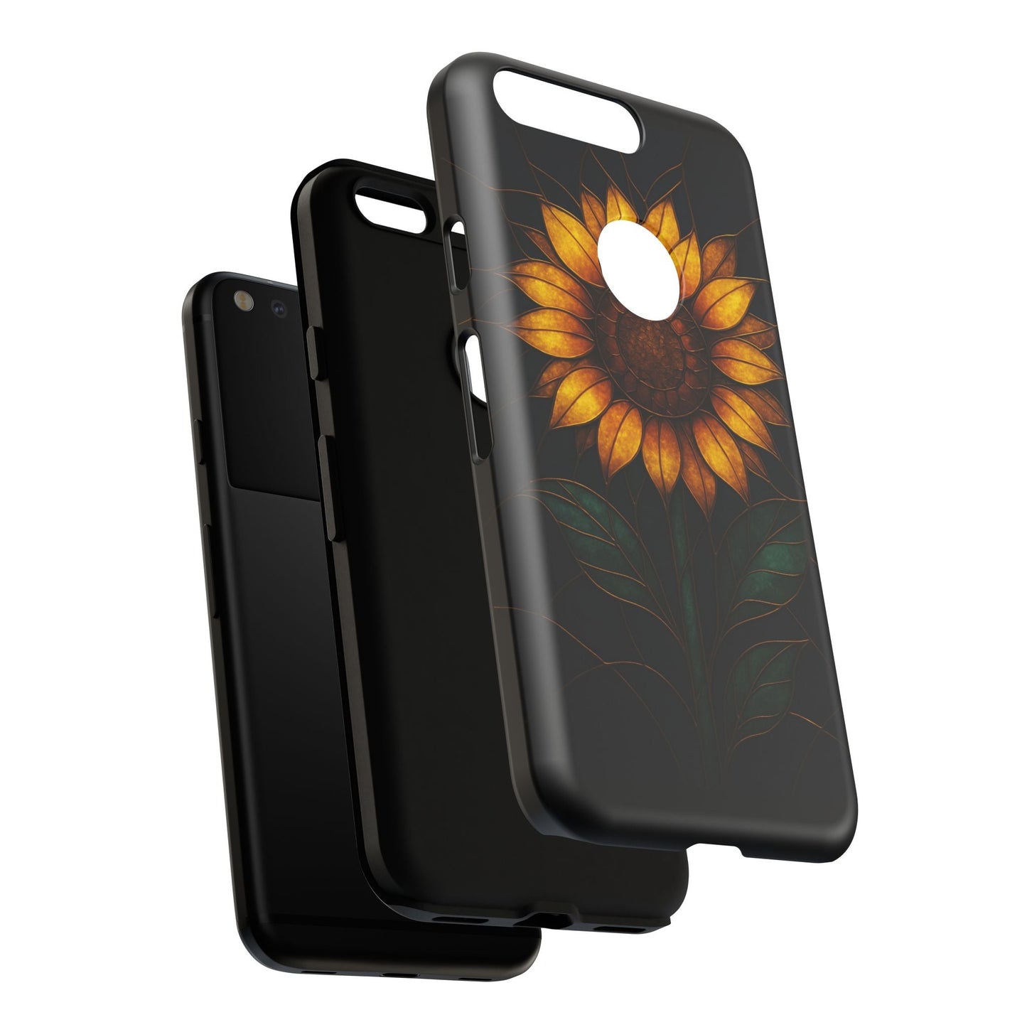 Printify Phone Case Stained-Glass Sunflower Phone Case 🌻✨