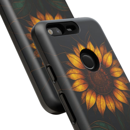 Printify Phone Case Stained-Glass Sunflower Phone Case 🌻✨