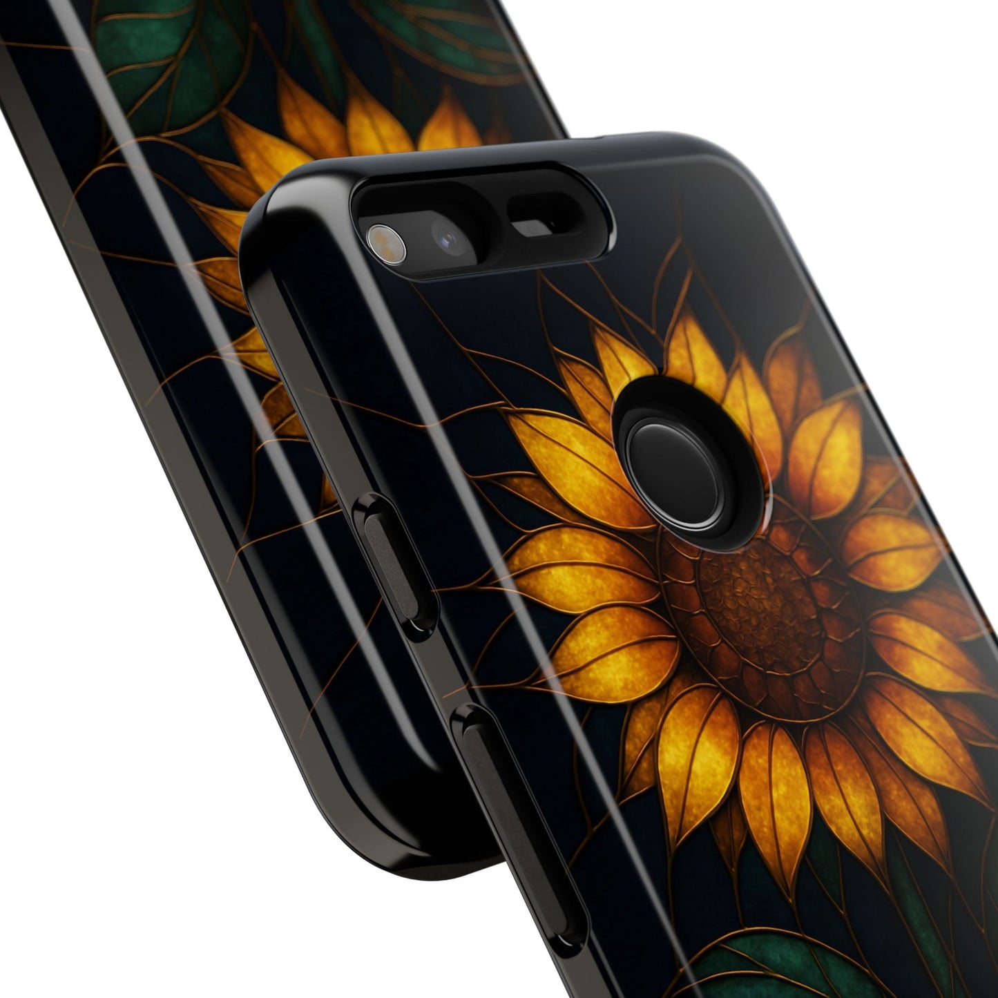 Printify Phone Case Stained-Glass Sunflower Phone Case 🌻✨