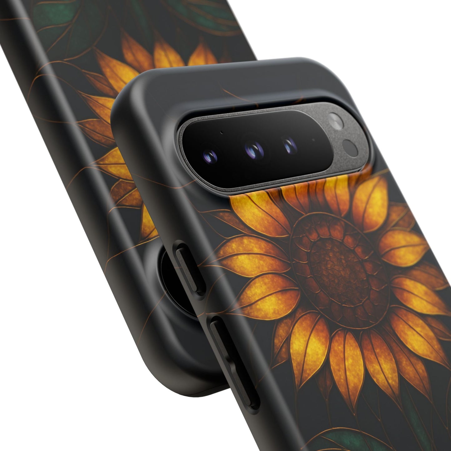 Printify Phone Case Stained-Glass Sunflower Phone Case 🌻✨