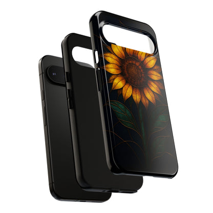 Printify Phone Case Stained-Glass Sunflower Phone Case 🌻✨
