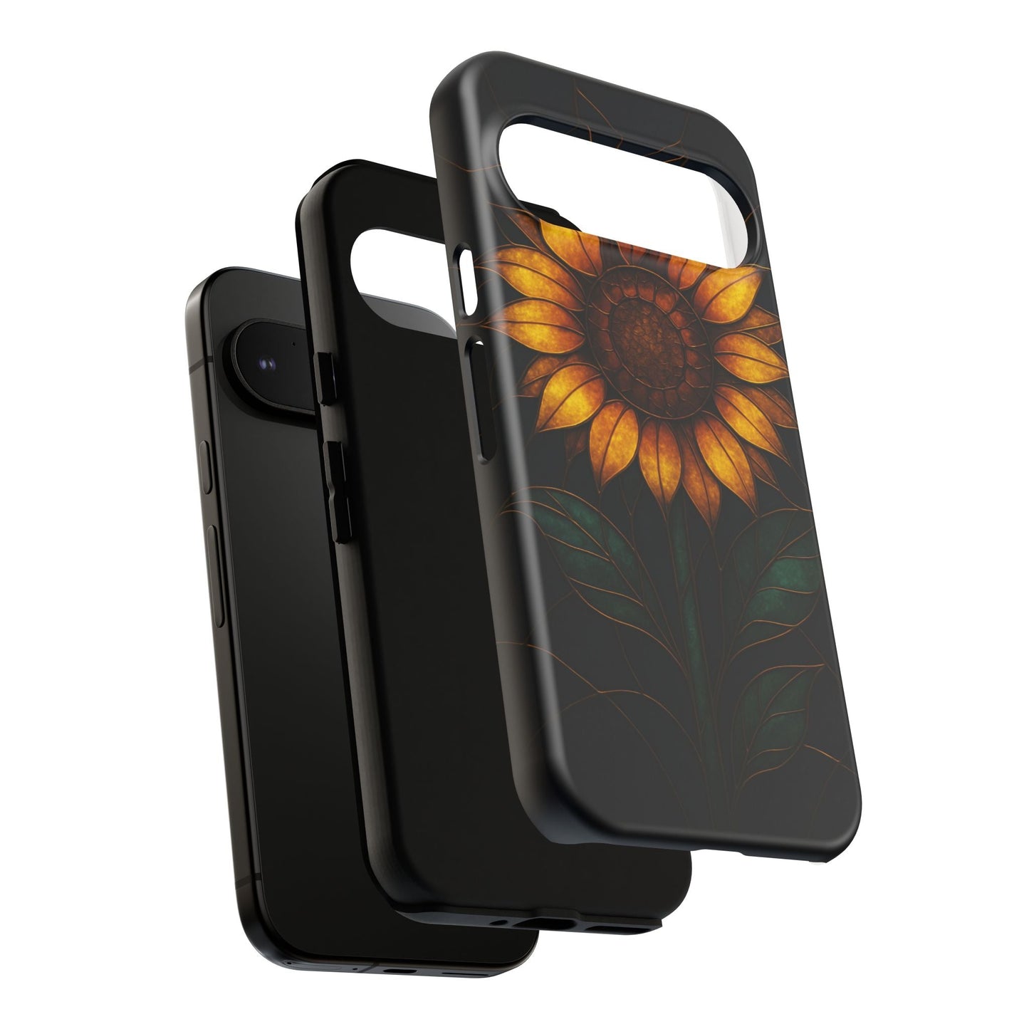 Printify Phone Case Stained-Glass Sunflower Phone Case 🌻✨