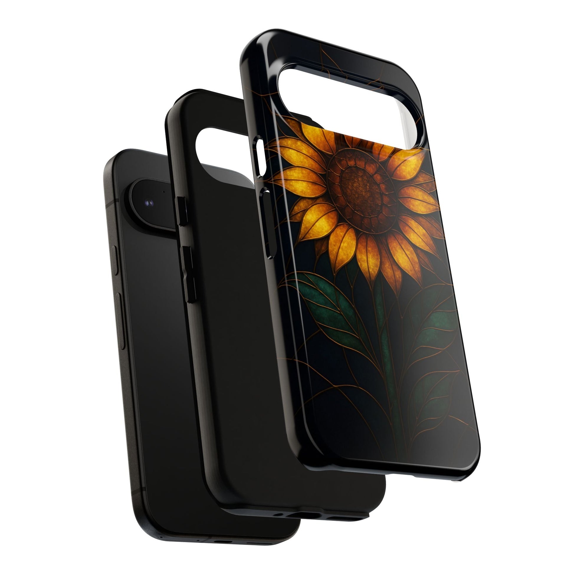 Printify Phone Case Stained-Glass Sunflower Phone Case 🌻✨