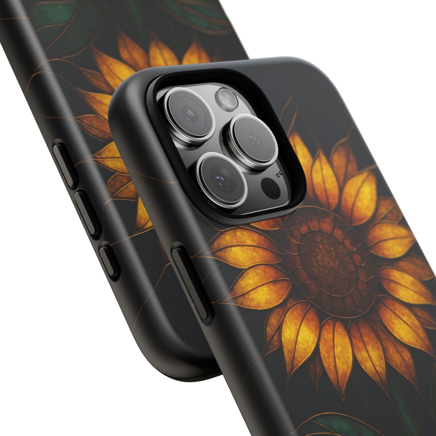 Printify Phone Case Stained-Glass Sunflower Phone Case 🌻✨