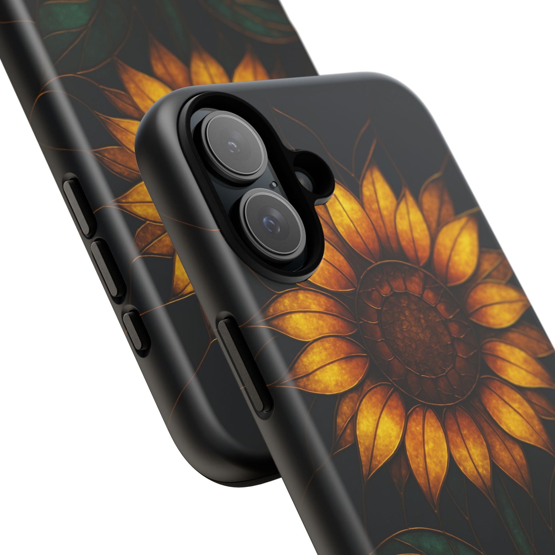 Printify Phone Case Stained-Glass Sunflower Phone Case 🌻✨