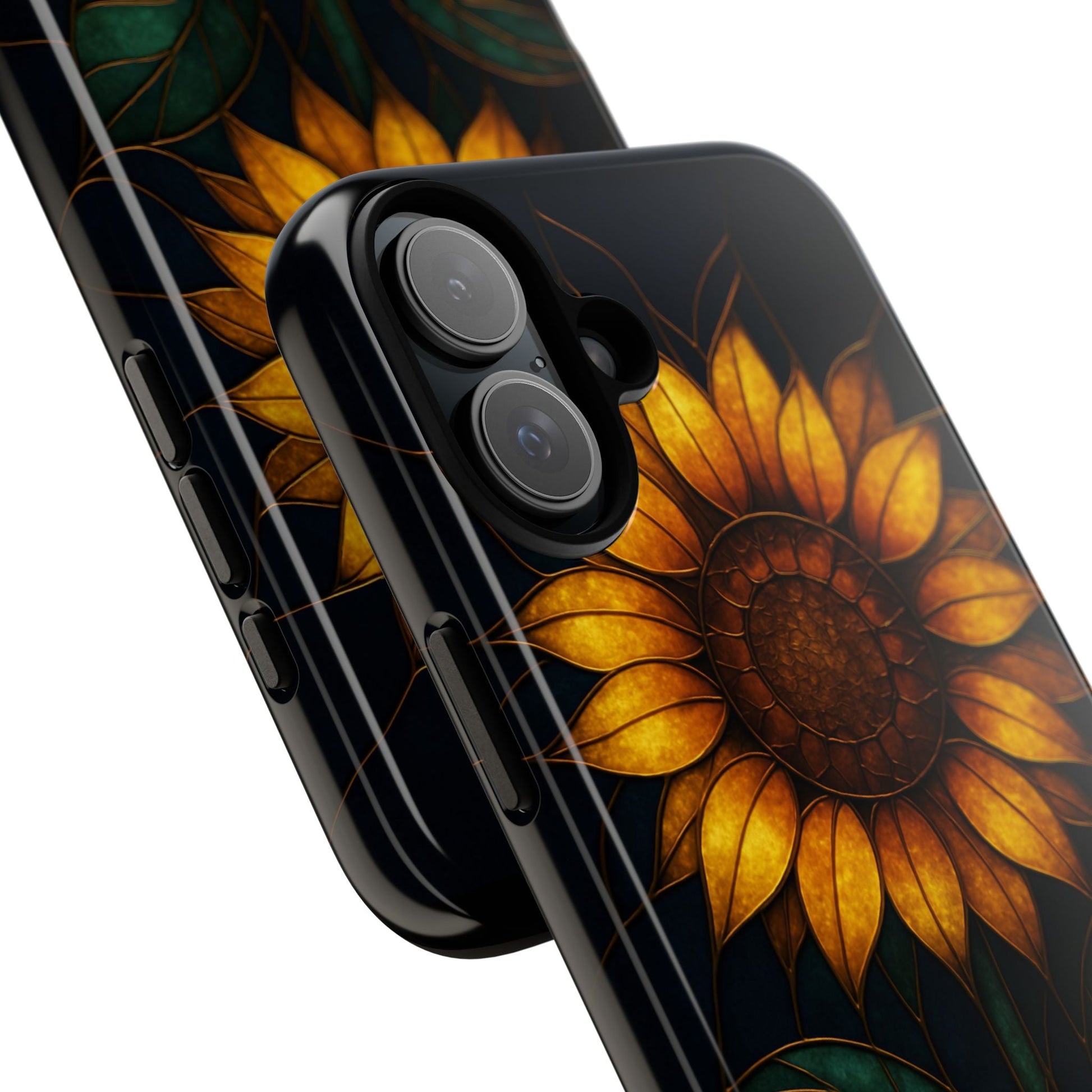 Printify Phone Case Stained-Glass Sunflower Phone Case 🌻✨