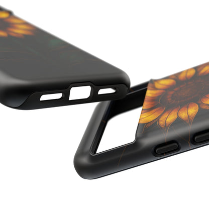 Printify Phone Case Stained-Glass Sunflower Phone Case 🌻✨