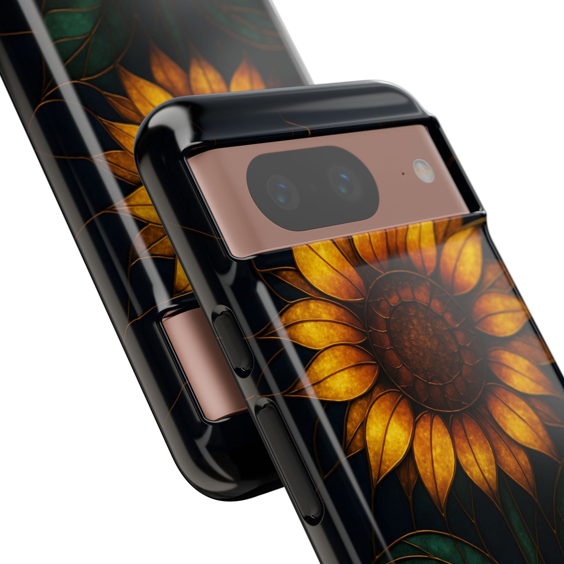 Printify Phone Case Stained-Glass Sunflower Phone Case 🌻✨