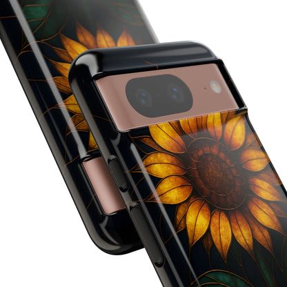 Printify Phone Case Stained-Glass Sunflower Phone Case 🌻✨