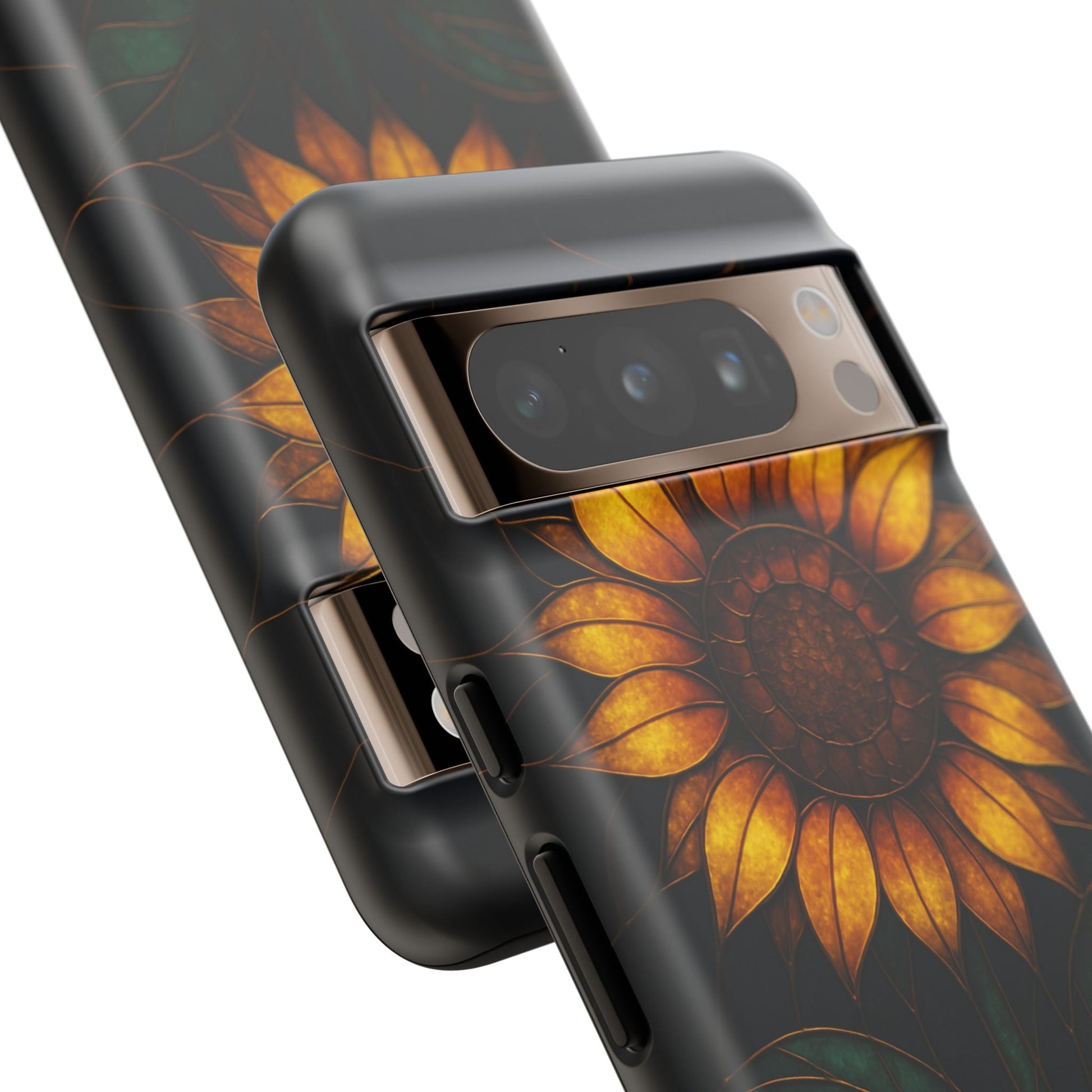 Printify Phone Case Stained-Glass Sunflower Phone Case 🌻✨