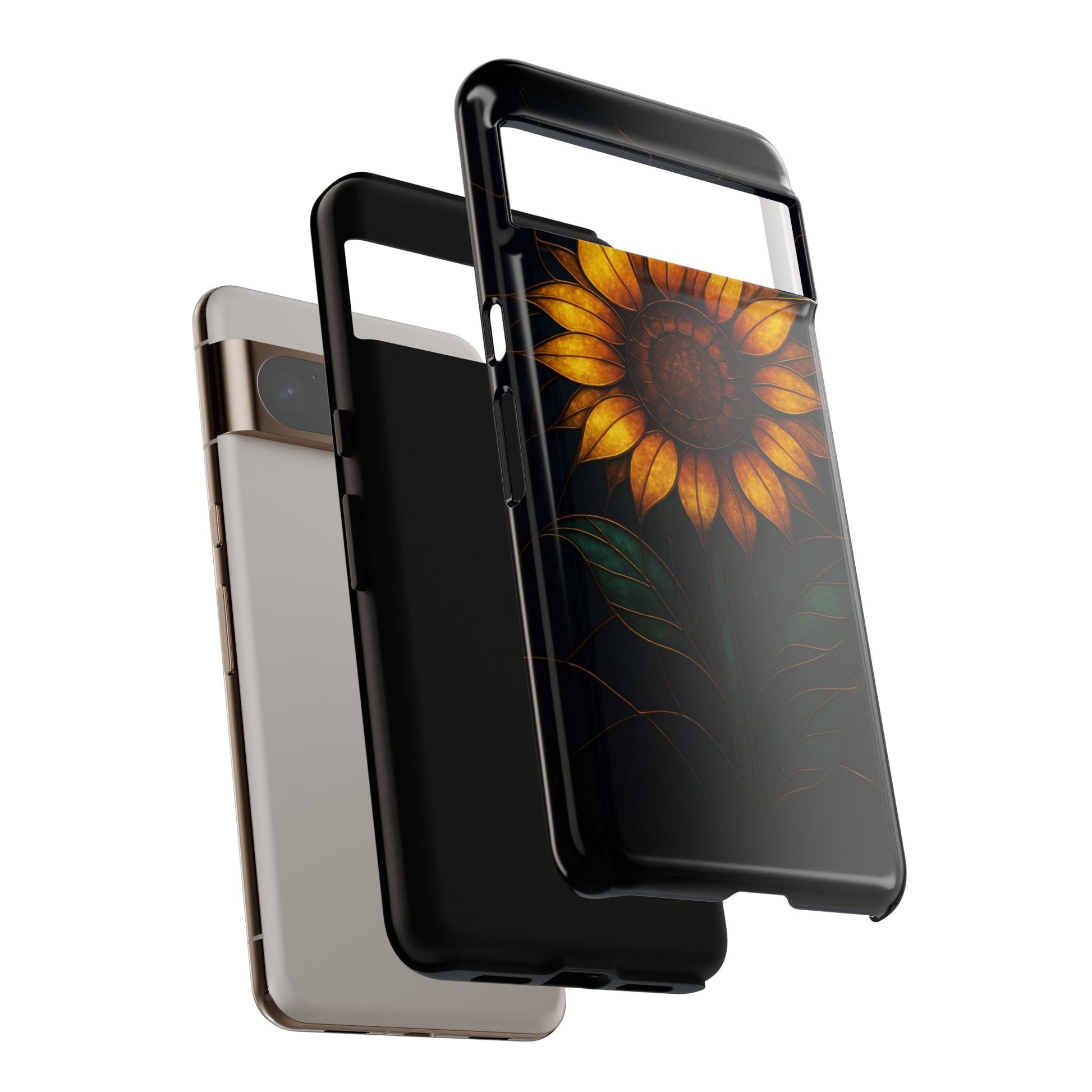 Printify Phone Case Stained-Glass Sunflower Phone Case 🌻✨