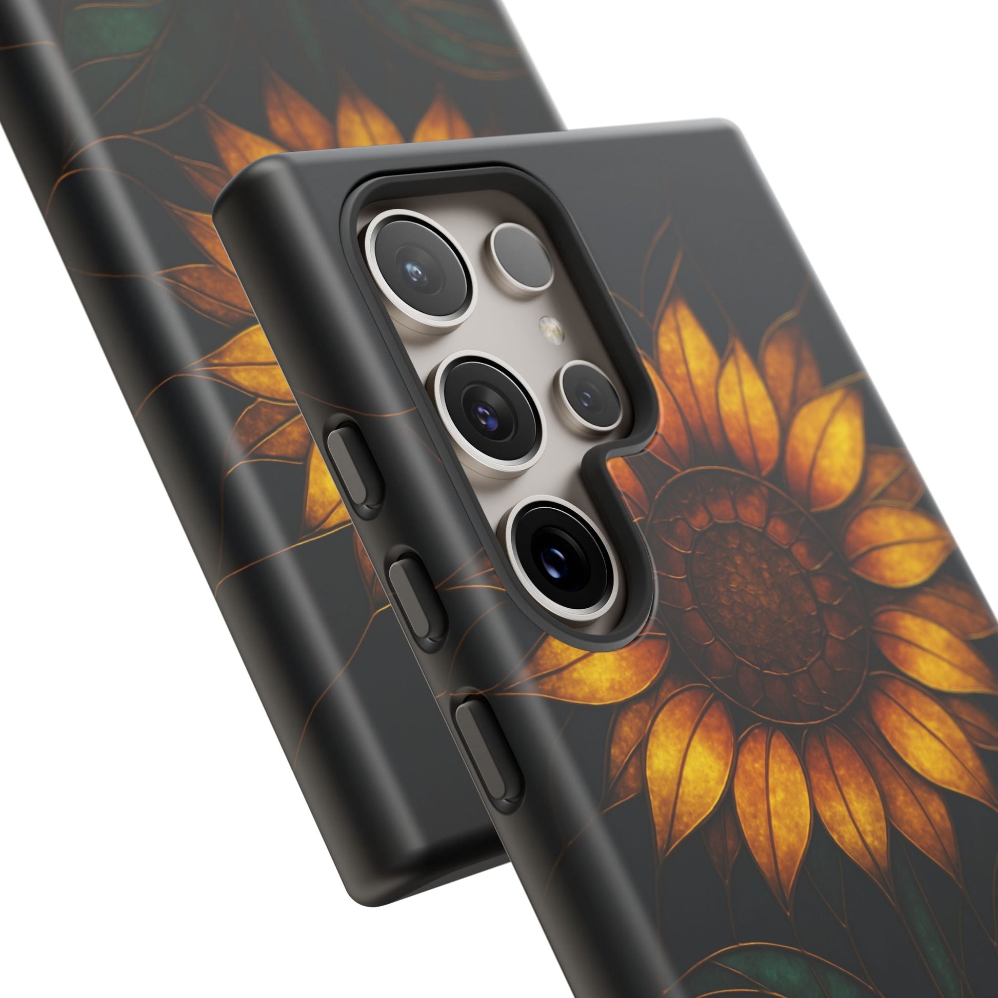 Printify Phone Case Stained-Glass Sunflower Phone Case 🌻✨