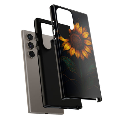 Printify Phone Case Stained-Glass Sunflower Phone Case 🌻✨
