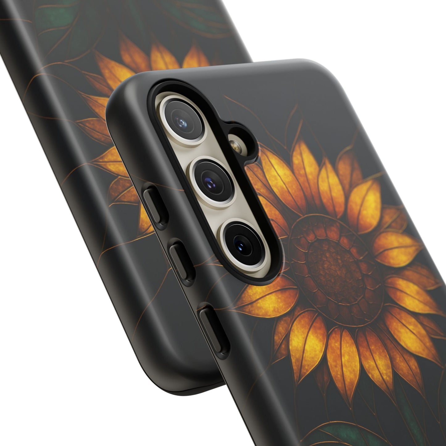 Printify Phone Case Stained-Glass Sunflower Phone Case 🌻✨