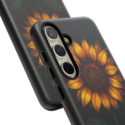 Printify Phone Case Stained-Glass Sunflower Phone Case 🌻✨