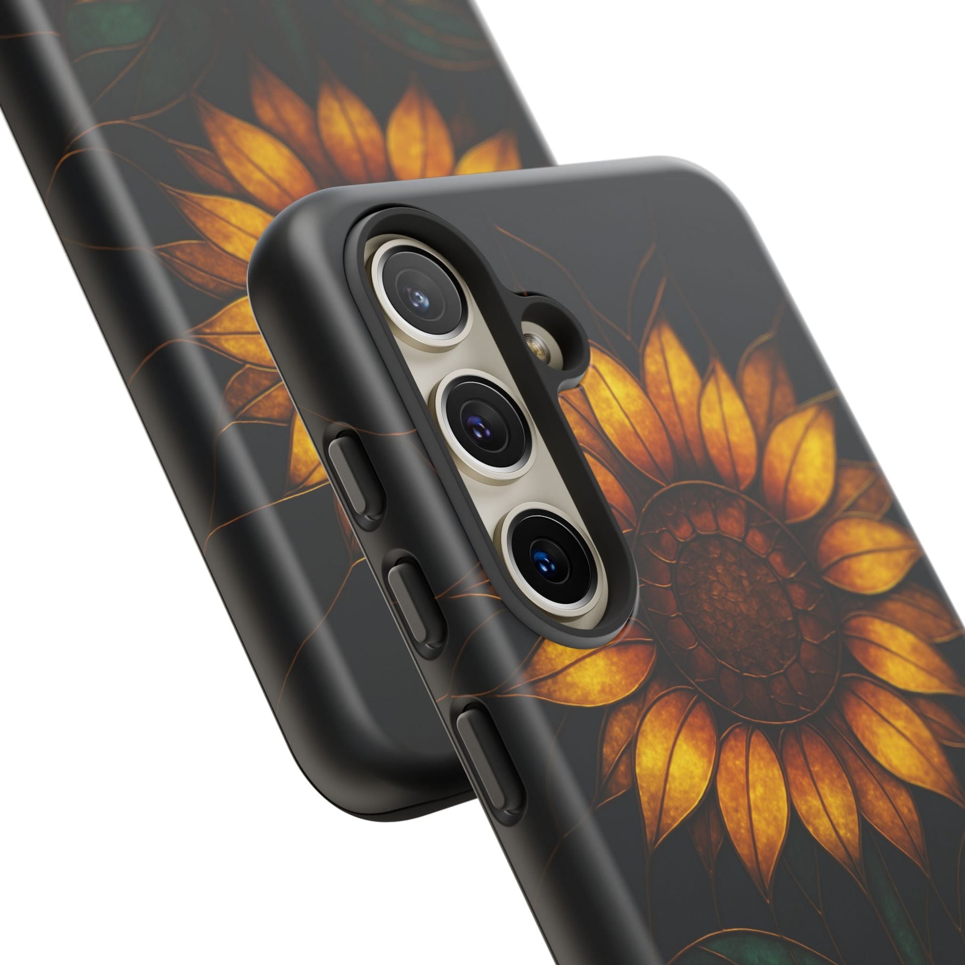 Printify Phone Case Stained-Glass Sunflower Phone Case 🌻✨