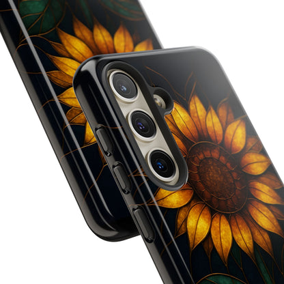 Printify Phone Case Stained-Glass Sunflower Phone Case 🌻✨