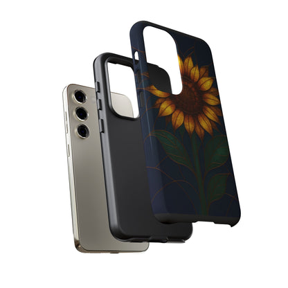 Printify Phone Case Stained-Glass Sunflower Phone Case 🌻✨