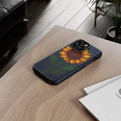 Printify Phone Case Stained-Glass Sunflower Phone Case 🌻✨