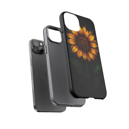 Printify Phone Case Stained-Glass Sunflower Phone Case 🌻✨