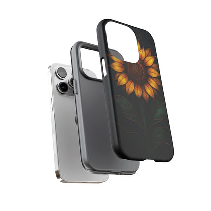 Printify Phone Case Stained-Glass Sunflower Phone Case 🌻✨