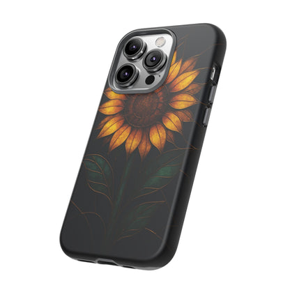 Printify Phone Case Stained-Glass Sunflower Phone Case 🌻✨