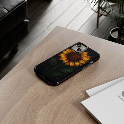 Printify Phone Case Stained-Glass Sunflower Phone Case 🌻✨