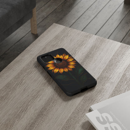Printify Phone Case Stained-Glass Sunflower Phone Case 🌻✨