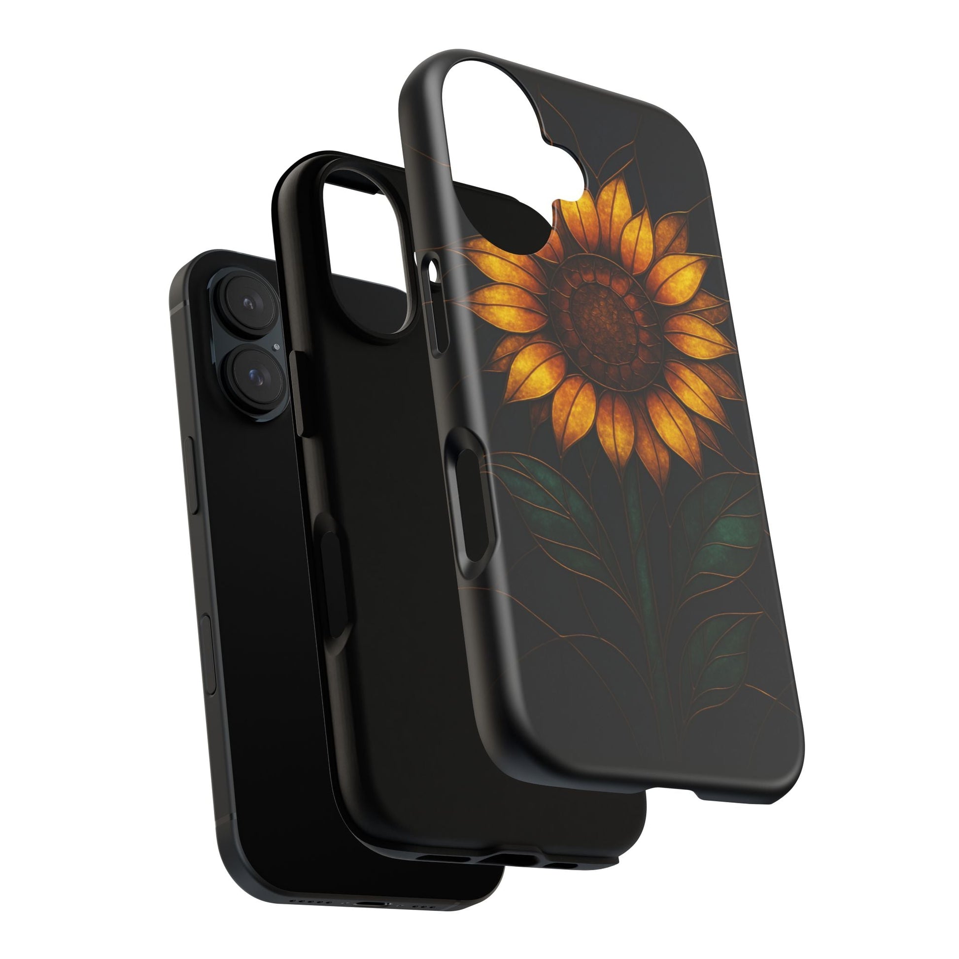 Printify Phone Case Stained-Glass Sunflower Phone Case 🌻✨