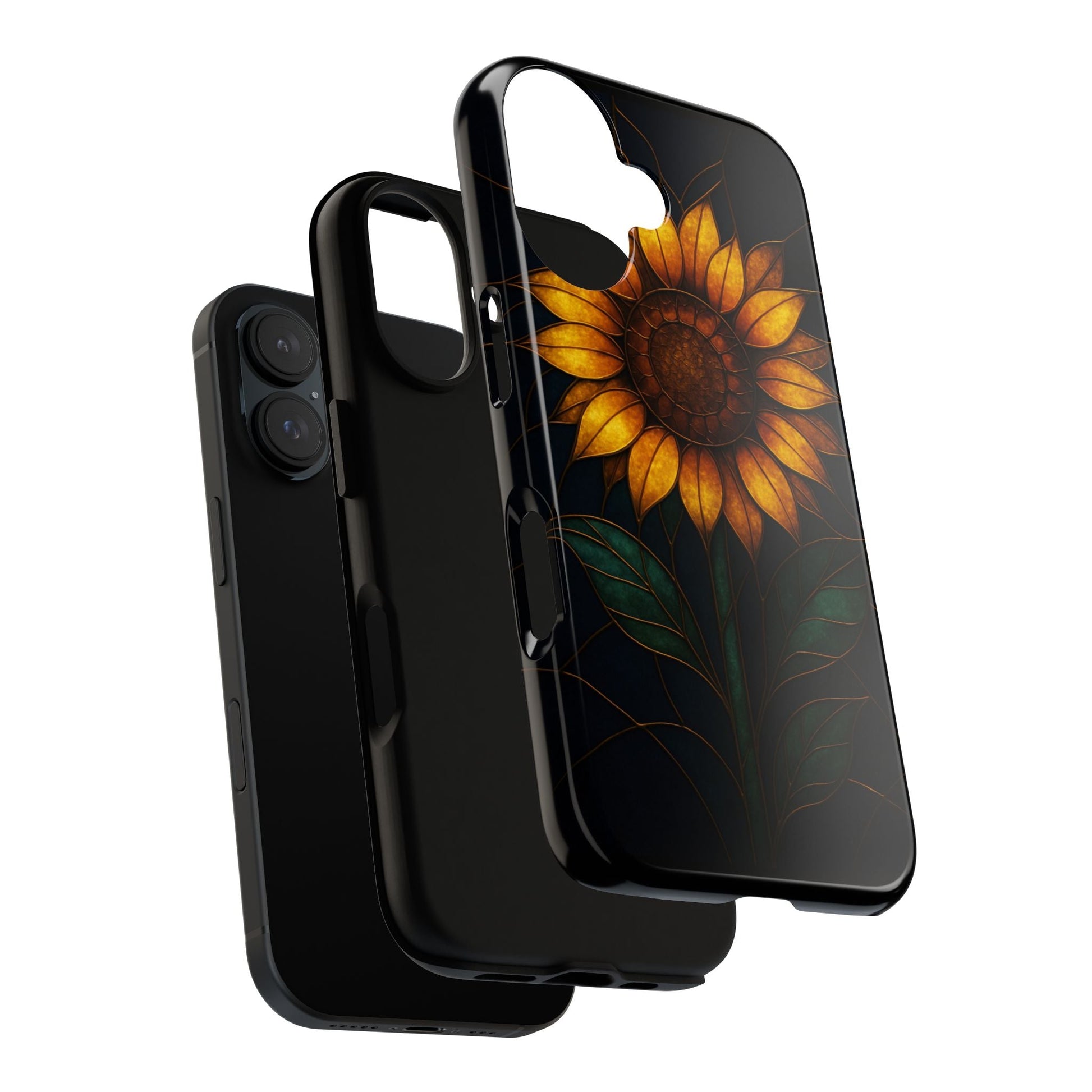 Printify Phone Case Stained-Glass Sunflower Phone Case 🌻✨