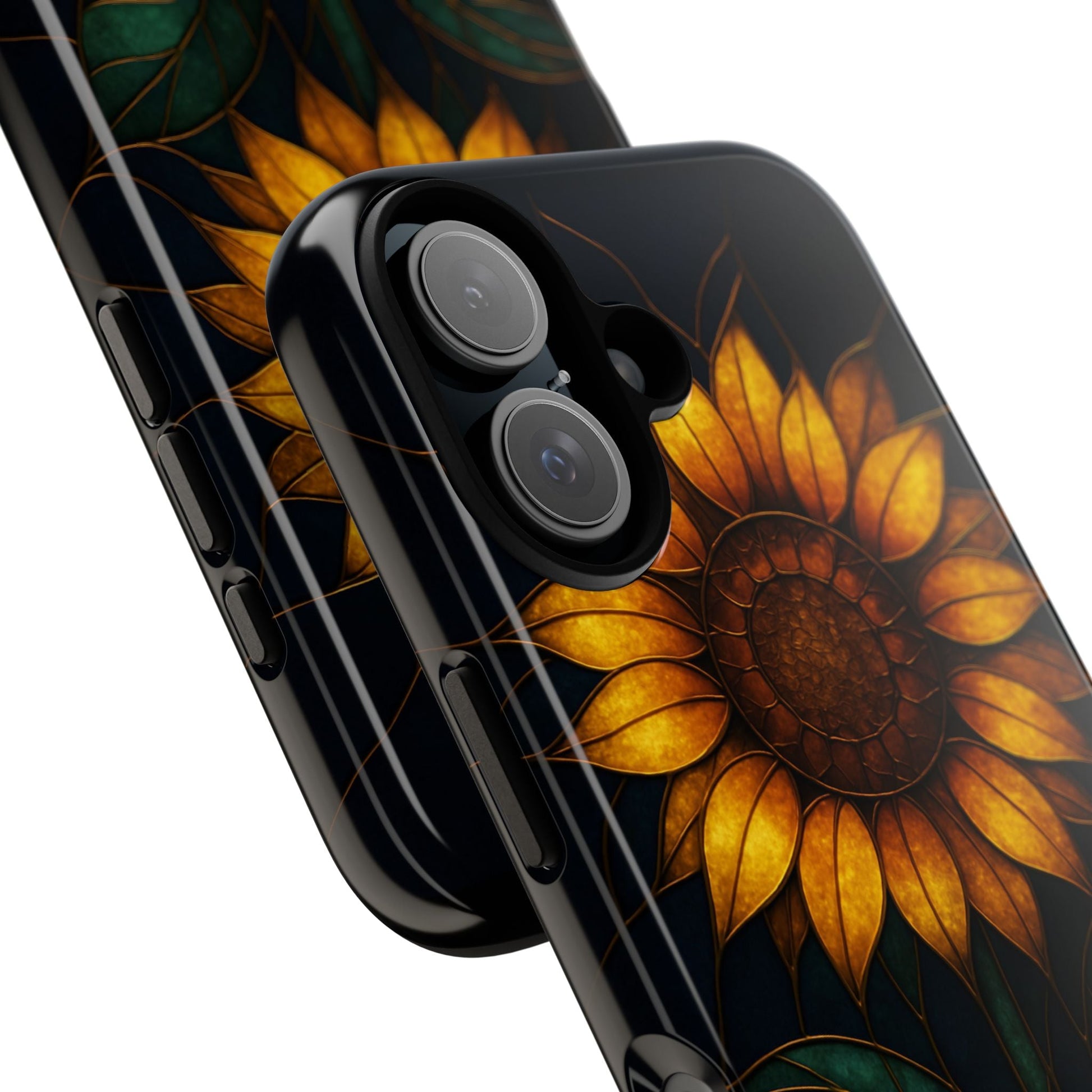 Printify Phone Case Stained-Glass Sunflower Phone Case 🌻✨