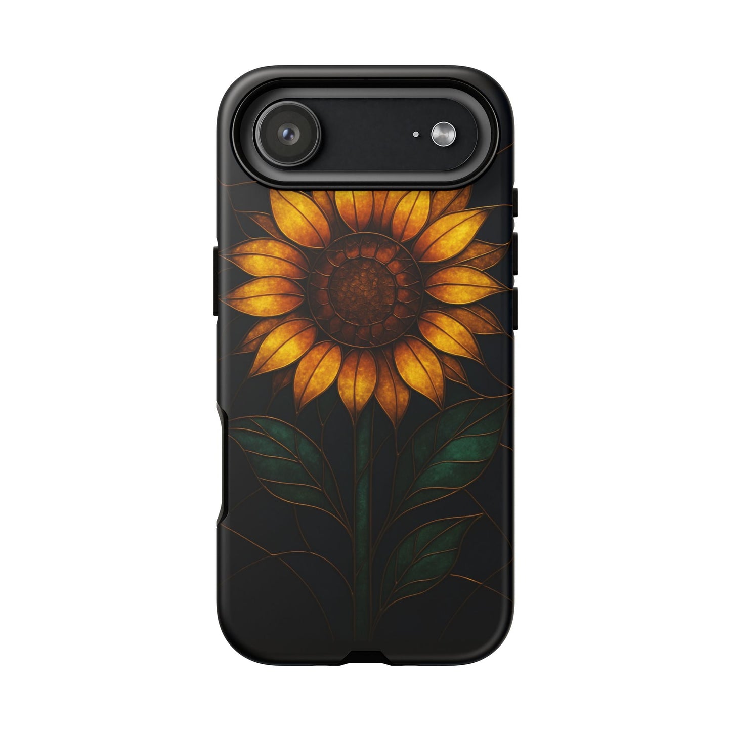 Printify Phone Case iPhone 17 Air / Matte Stained-Glass Sunflower Phone Case 🌻✨