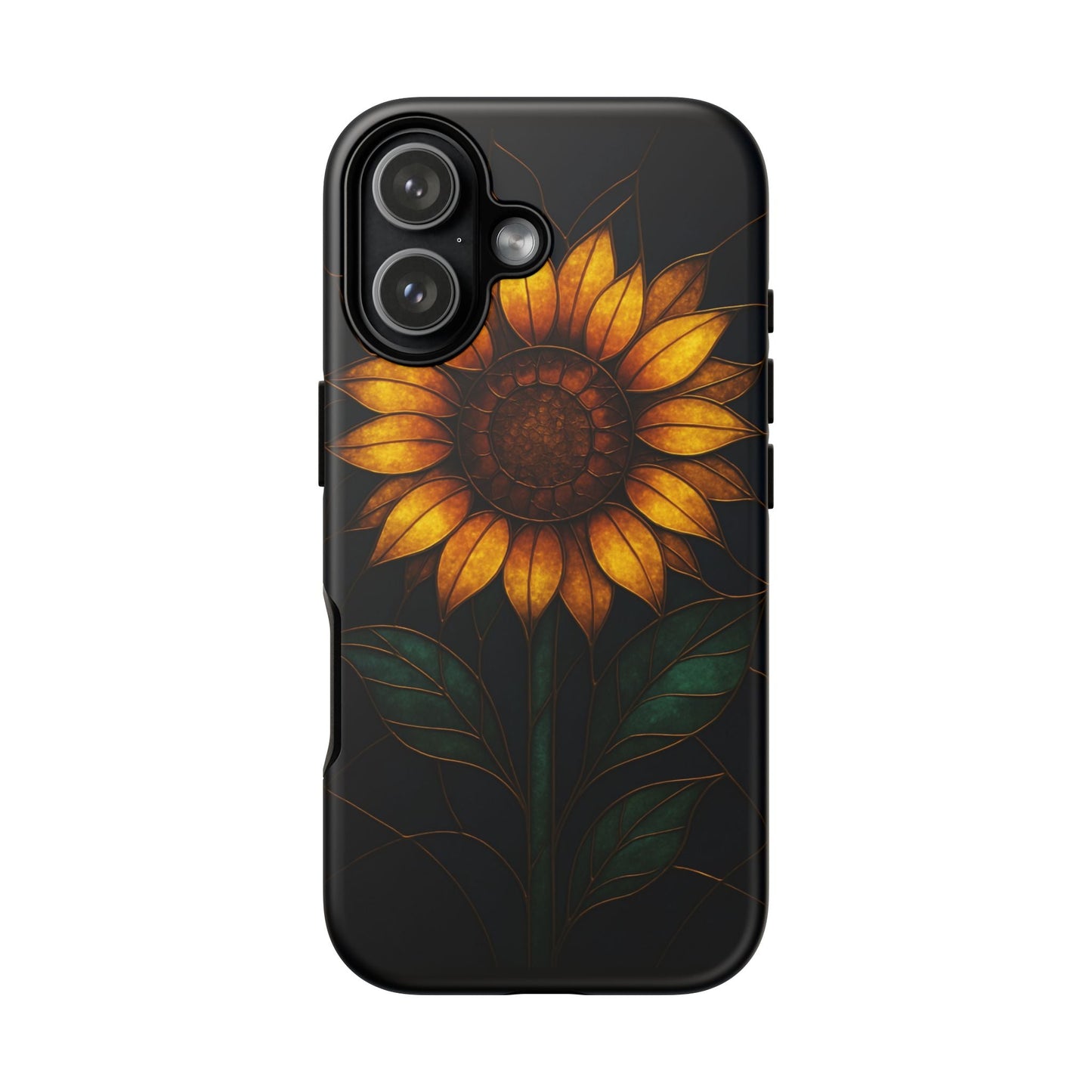Printify Phone Case iPhone 17 / Matte Stained-Glass Sunflower Phone Case 🌻✨