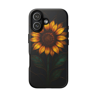 Printify Phone Case iPhone 17 / Matte Stained-Glass Sunflower Phone Case 🌻✨